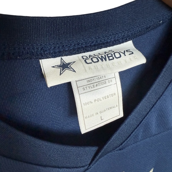 Dallas Cowboys Ezekiel Elliott Youth Girls Jersey Navy Blue Size L NFL Athletic - Picture 4 of 7